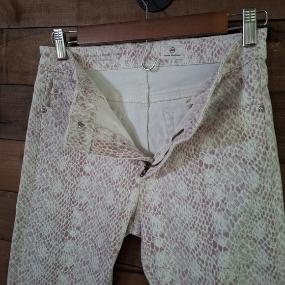 AG Adriano Goldschmied The Legging Super Skinny Jeans – 27R Snake Print - Picture 6 of 8